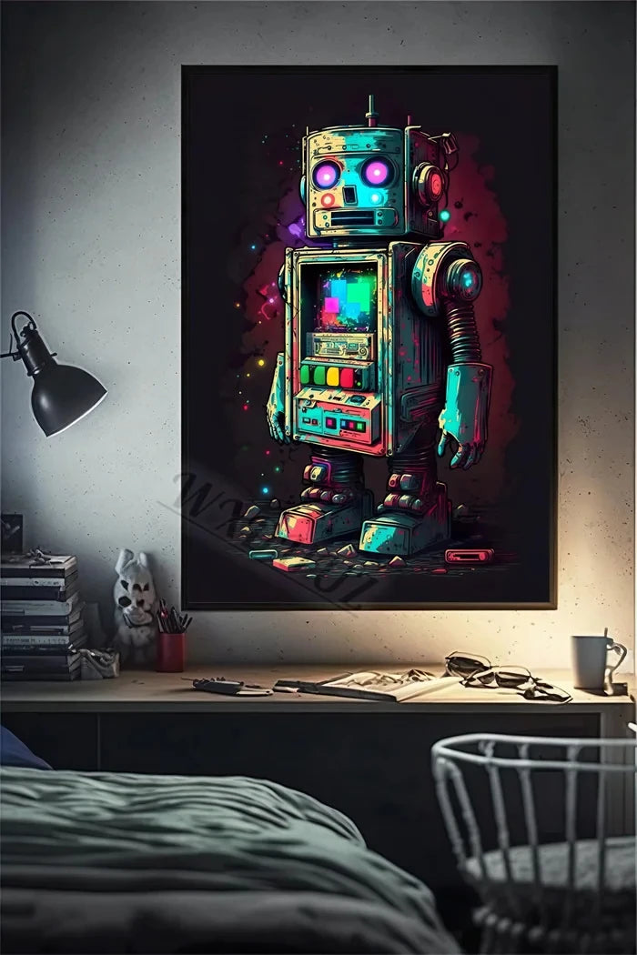 80s Retro Funny Monkey Player