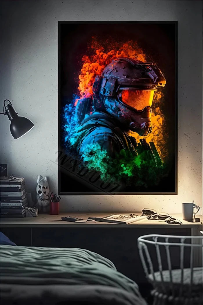 80s Retro Funny Monkey Player