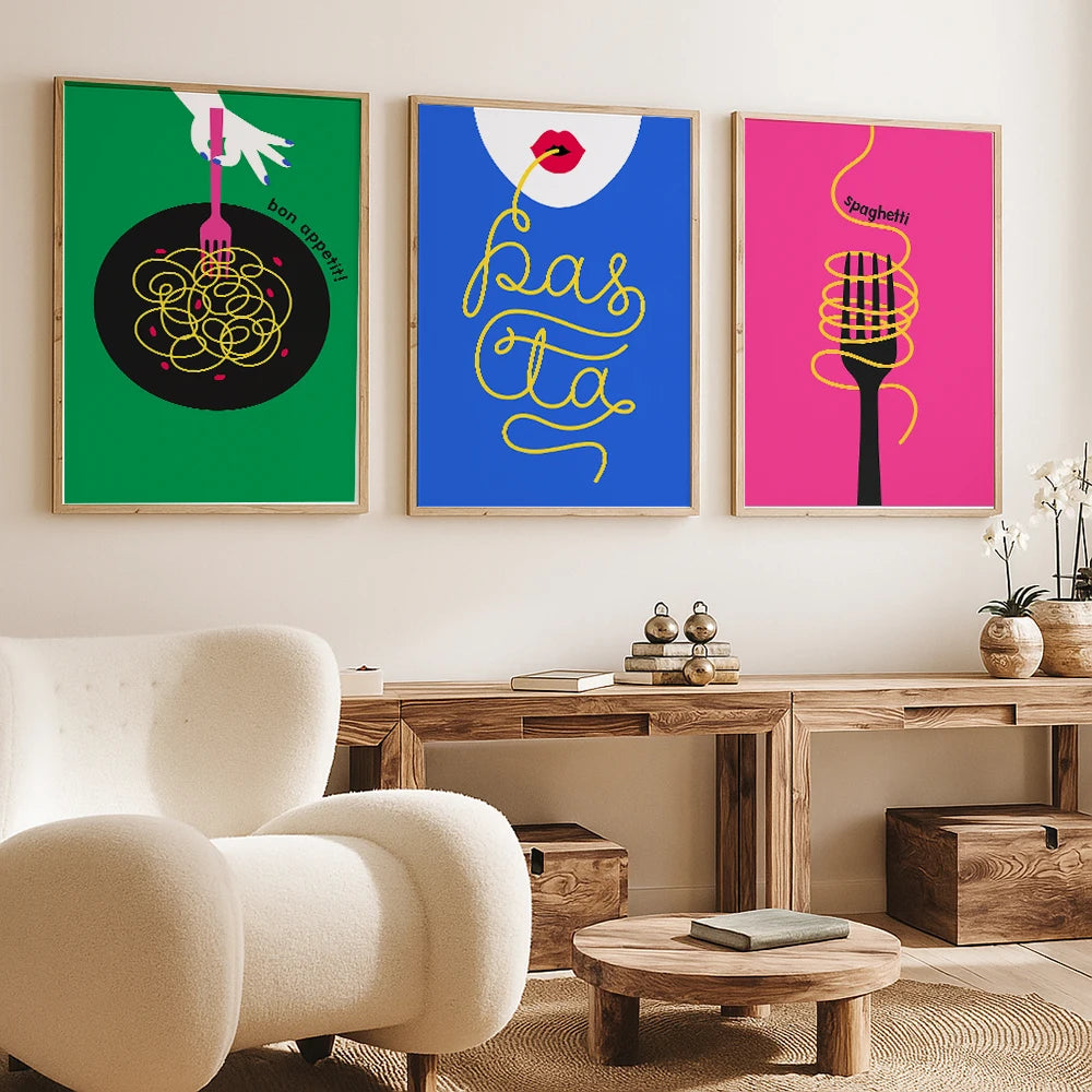 Colorful Kitchen Wall Decor