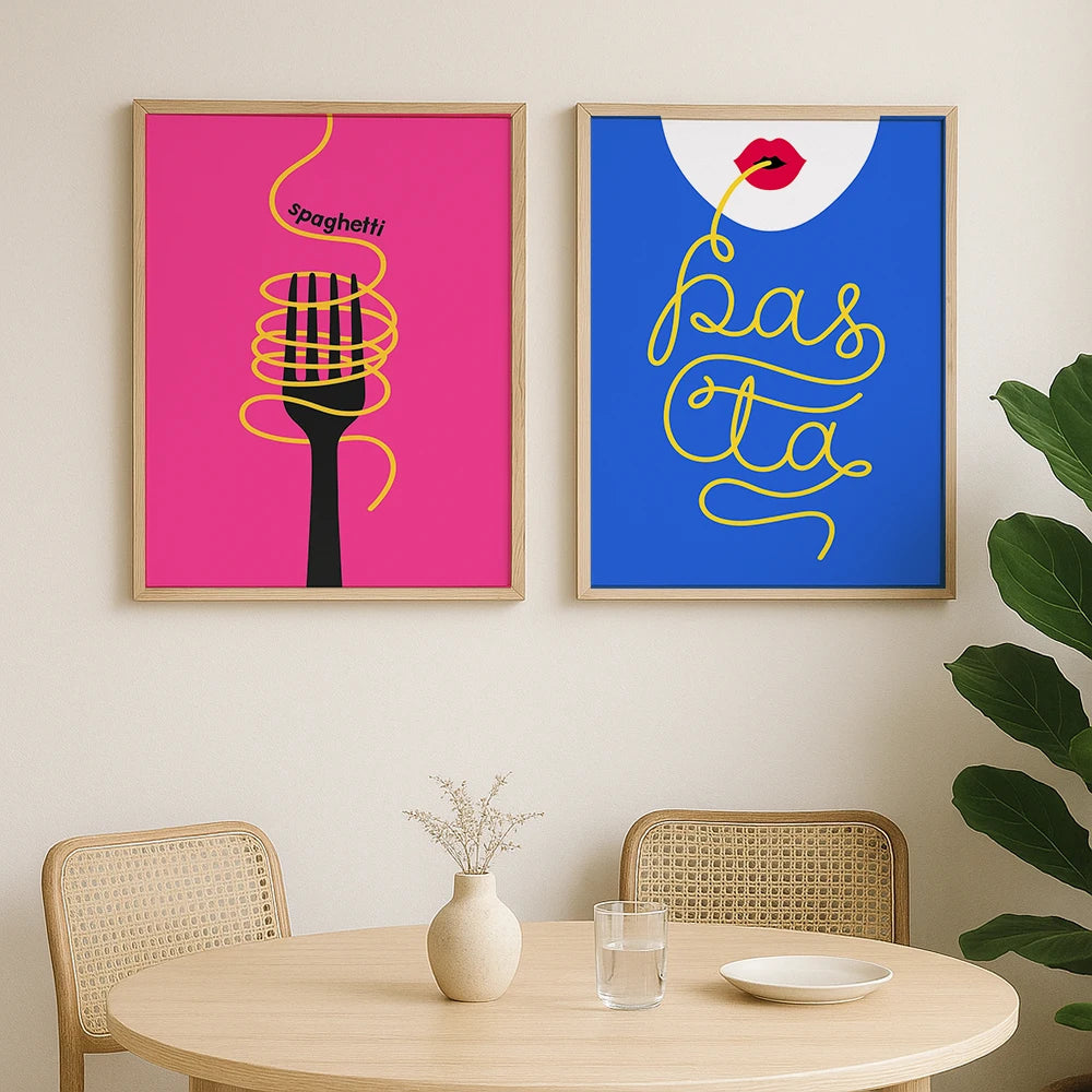 Colorful Kitchen Wall Decor